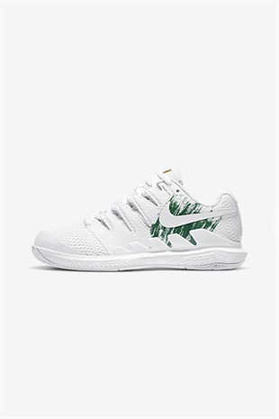 Nike Vapor Jr X Beyaz-Yeşil Çocuk Tenis Ayakkabısı