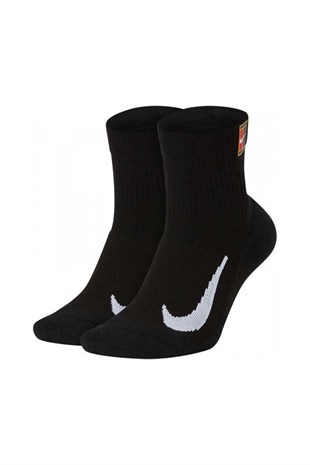 Nike U NK Multiplier Max Ankle Siyah 2li Tenis Çorabı