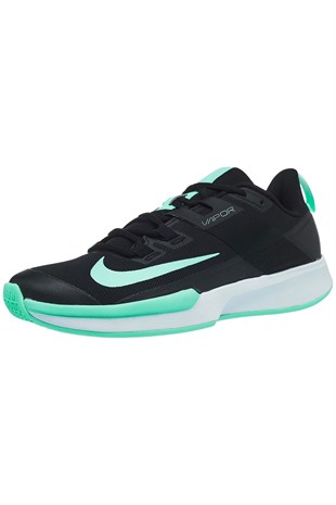 Nike Men Vapor Lite HC Siyah-Yeşil Erkek Tenis Ayakkabısı