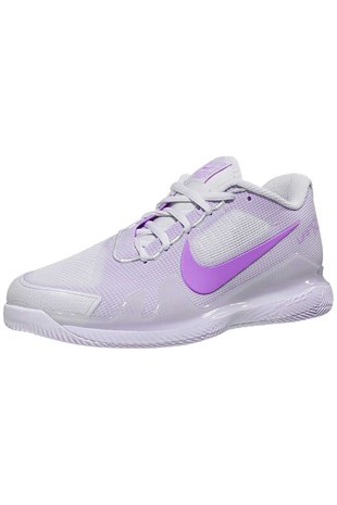 Nike Women Air Zoom Vapor Pro HC Gri-Lila Kadın Tenis Ayakkabısı