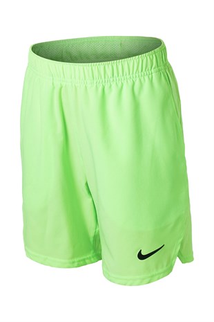 Nike Nike Court Victory Lime Erkek Çocuk Tenis Şortu