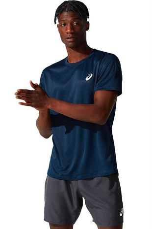 Asics Asics Core SS Top French Blue Erkek Tenis Tshirt