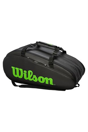 Wilson Tour 3 Comp Black-Green Tenis Raket Çantası